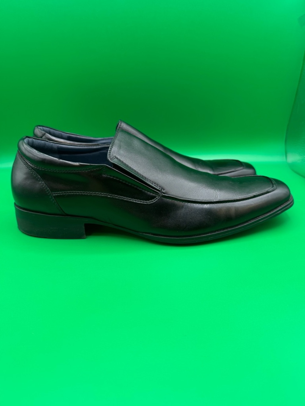 Steve Madden Men’s P-SUTTON Loafers Black Slippers Dress Shoes SZ 13